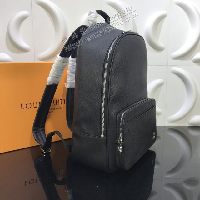 LV包 lv雙肩包 M30258 Alex雙肩包 黑色Taga牛皮LV男士後背包  ydh3534